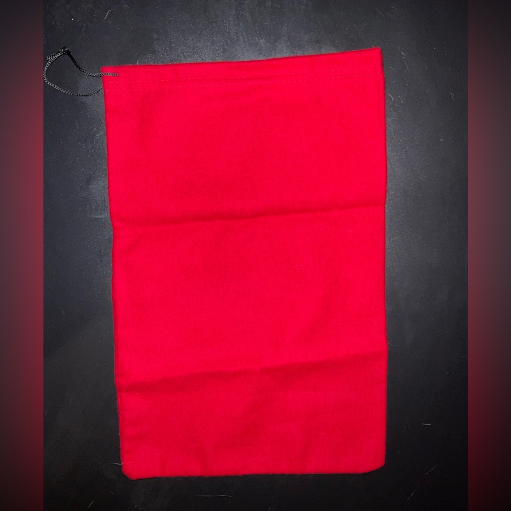 Christian Louboutin Red Dust Bag Drawstring 9.5” X 14” NWOT - Picture 2 of 2